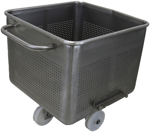 Bac europe inox perforé D.10