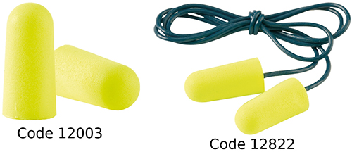 EAR SOFT yellow ear plugs