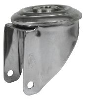 Swivel housing in stainless steel with central hole