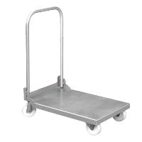 Eco stainless steel trolley polypropylene wheels
