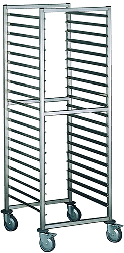 Stainless steel trolley racking Gastronorm