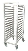 Stainless steel racking trolley