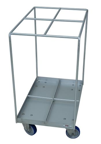 Stainless steel trolley for smoking sticks storage