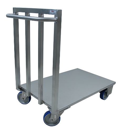Stainless steel platform trolley