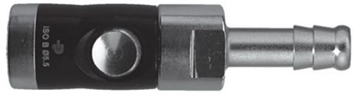 Coupler air hosetail with button DN6 ISO B