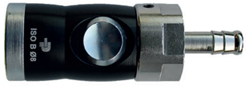 Coupler air hosetail with button DN8 ISO B
