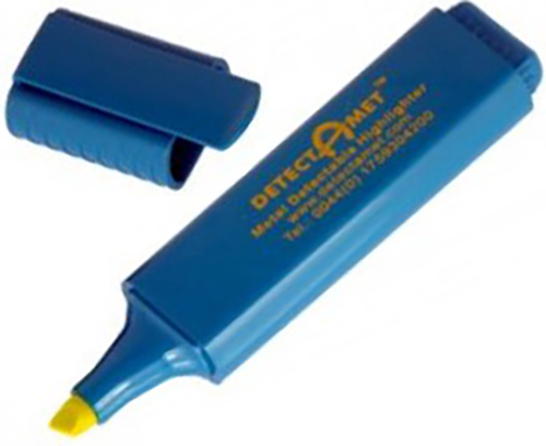 Detectable fluorescent highlighter