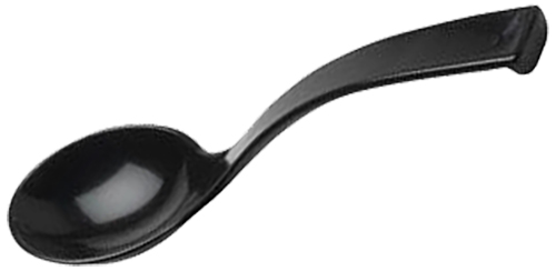 Black plexi plain spoon