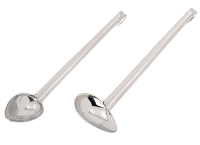 Stainless steel stew spoon