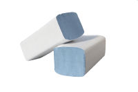 Hand towels blue W folded