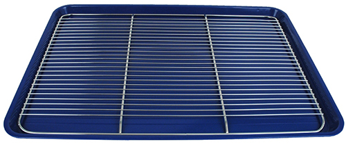 Stainless steel cambered grid