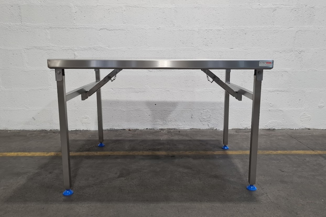 BOBET Matériel - Table inox pliable 1200x1000 - Nous équipons les…
