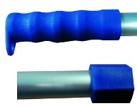 Aluminium handle 1300 mm hexagonal
