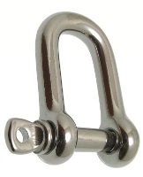 Stainless steel straight shackle