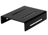 Black plexiglas step display