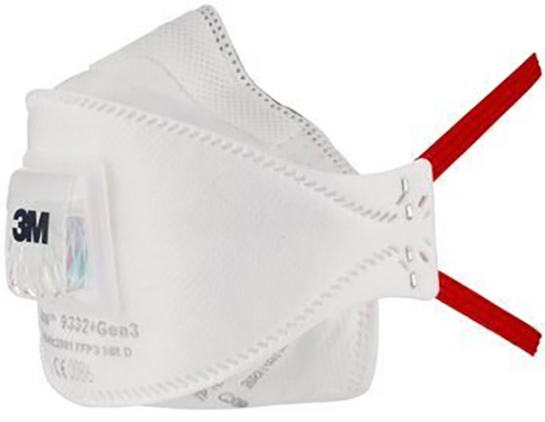 Masque FFP3 soupape pliable 3M AURA 9332