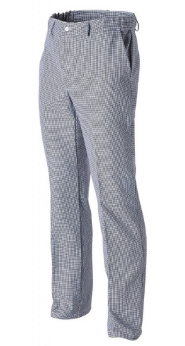Pantalon coton pied de poule