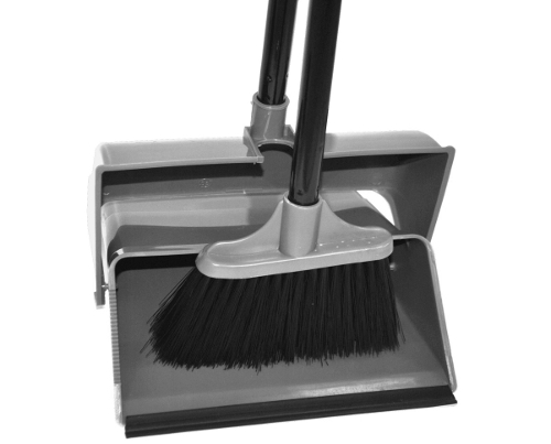 Dustpan with handle LOBBY + hand brush