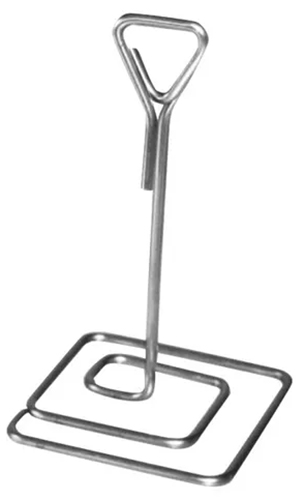 Pied porte-étiquette inox (sachet 3)