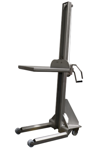 Fixed platform for stacker