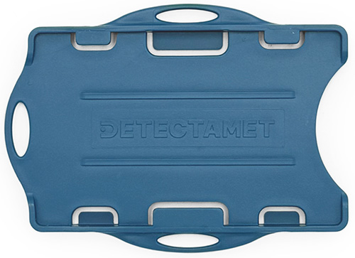 Double-sided detectable swipe card holder