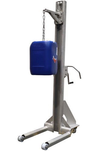 Hook arm for stacker