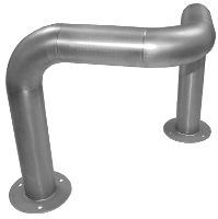 Corner tubular protection