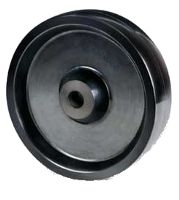 High temperature wheel with smooth hub