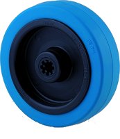 NYLASTIC blue wheel with roller bearing
