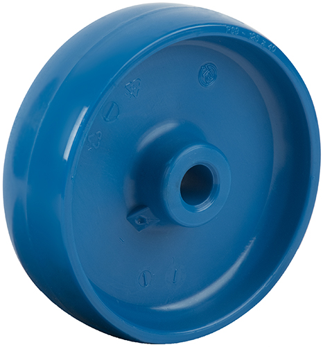 Roue NYLTEC moyeu lisse bleue