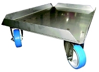 Stainless steel dolly Eco 620x420