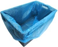 Blue bag for meat box