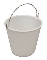 White GILAC bucket 14 liter