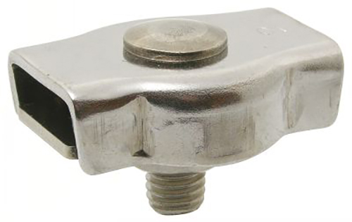 Stainless steel flat cable clamp