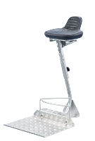 Stainless steel high stool SEAT UP