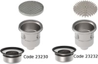 Industrial floor drain D.300, bottom discharge