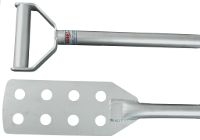 Stainless steel perforated spatula L.1200 mm