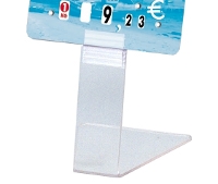 Support étiquette PVC transparent (sachet 25)